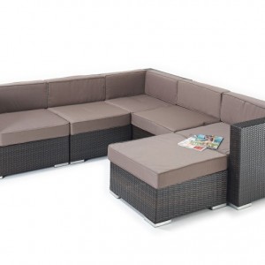 Jessica Elegant Rattan Corner Sofa Set